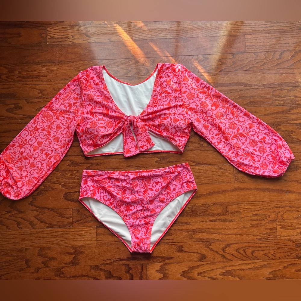 SHEIN Vibrant Pink Bikini Set